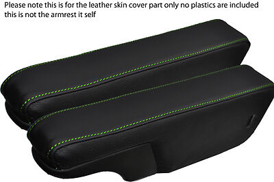 green stitch FITS VW T4 TRANSPORTER CARAVELLE CAMPER ARMREST COVERS ONLY
