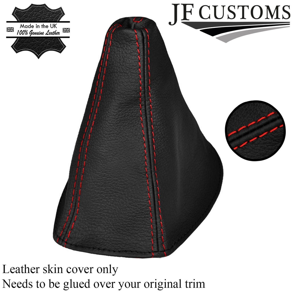 RED STITCHING MANUAL LEATHER GEAR GAITER SHIFT BOOT FITS PONTIAC GTO 04-06