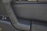 FITS ALFA ROMEO GTV LEATHER 2X DOOR HANDLE COVERS black CUSTOM NEW MADE IN UK