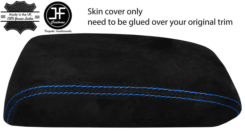 BLUE STITCH FOR FORD FG FLACON XR6 , XR8 , FPV , GT 2008+ SUEDE ARMREST COVER