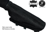 BLACK STITCH REAL SUEDE HANDBRAKE GAITER FITS VOLVO S40 V50 MK2 2004-2007