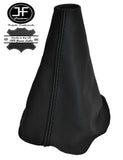BLACK STITCH REAL LEATHER GEAR STICK GAITER FITS CITROEN C3 2003-2009 CUSTOM NEW