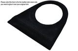 BLACK STITCH GEAR SURROUND SUEDE SKIN COVER FITS HONDA CIVIC TYPE R & TYPE S