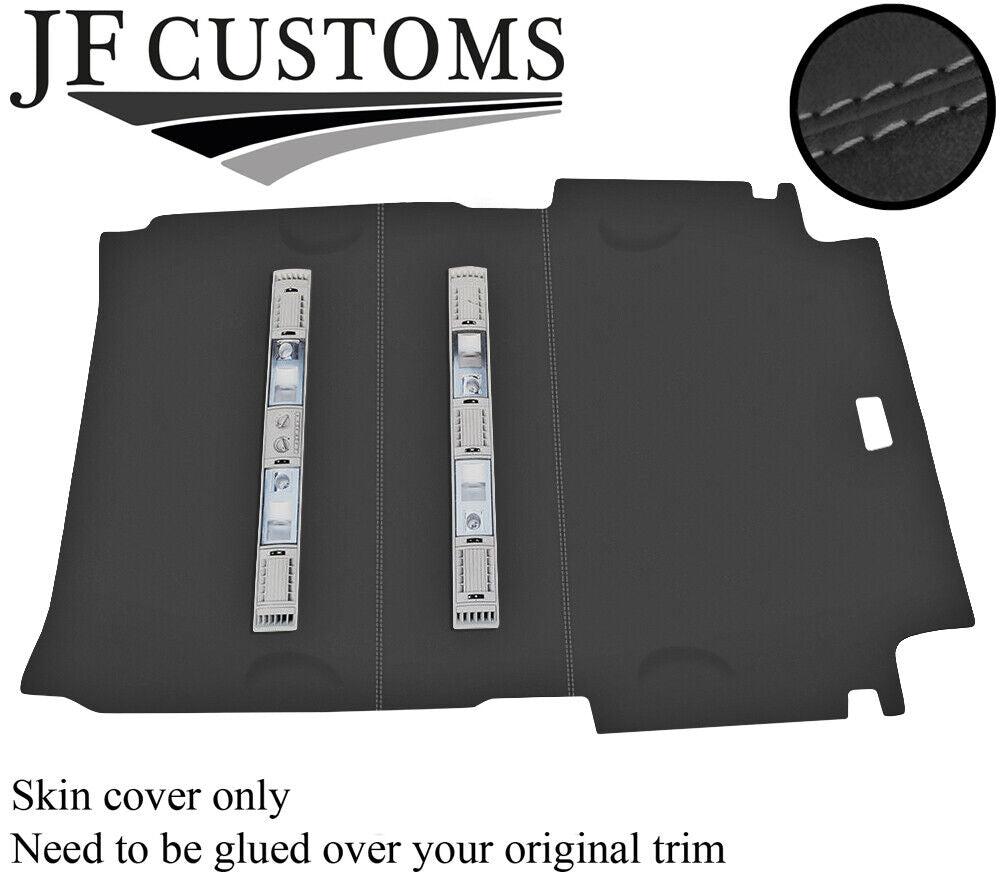 GREY STITCH REAR ROOF LINER HEADLINING D GREY LUXE COVER FOR VW T5 TRANSPORTER