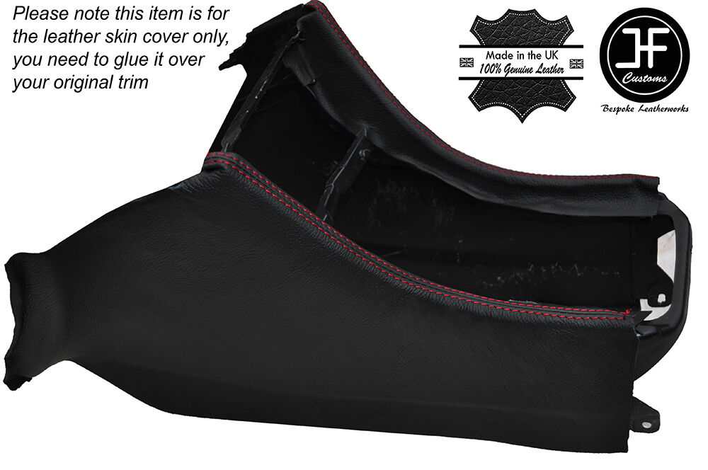 RED STITCH CONSOLE GEAR SURROUND TRIM SKIN COVER FITS TOYOTA CELICA 94-99