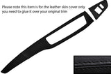 BLACK STITCH TWO PIECE DASH KIT LEATHER COVERS FITS MITSUBISHI LANCER EVO 7 8 9