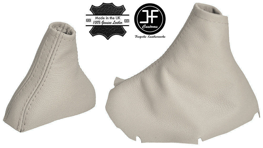 TAN REAL LEATHER AUTOMATIC GEAR HANDBRAKE GAITER FOR VOLVO S80 1998-2006