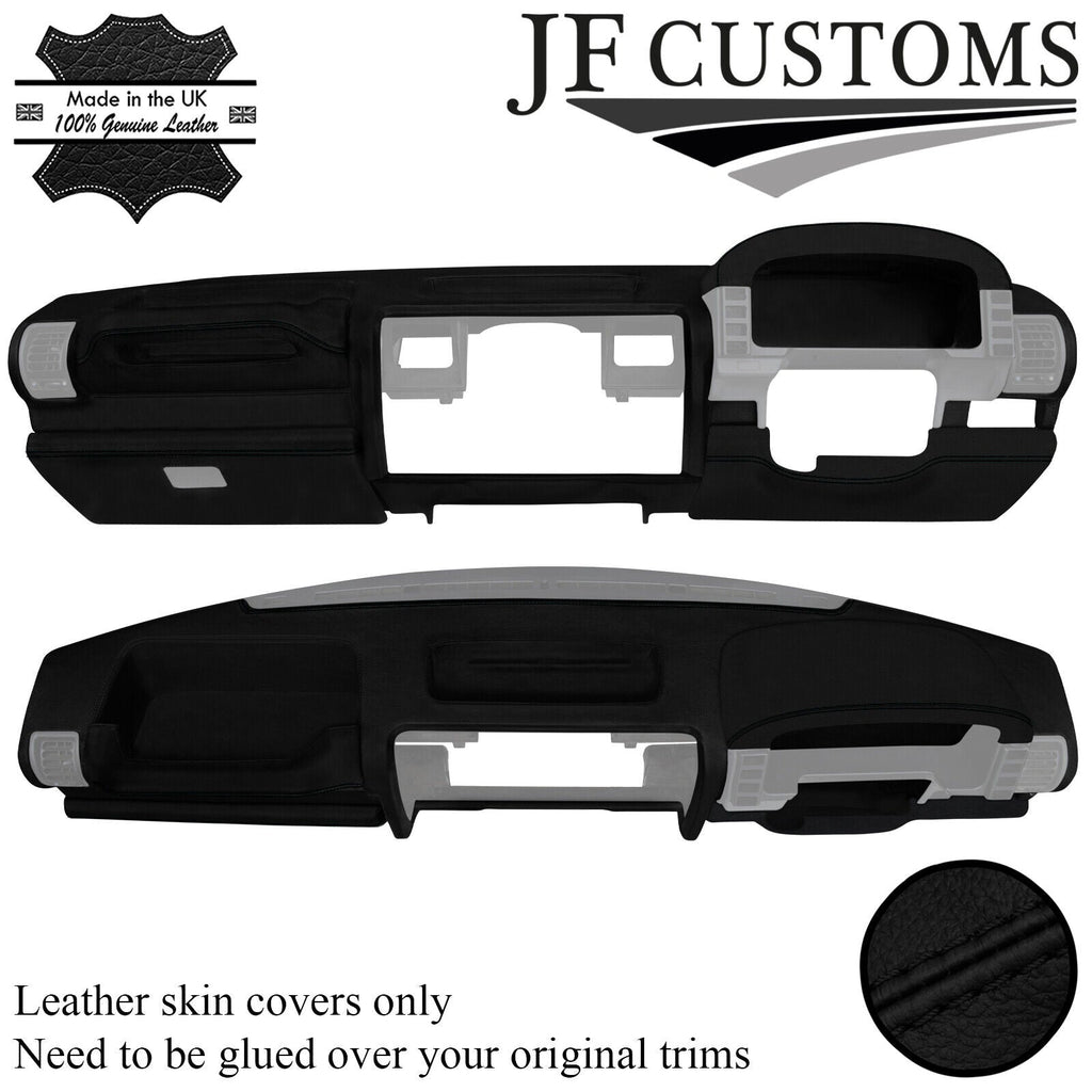 BLACK STITCH LEATHER DASH DASHBOARD COVER FOR LAND ROVER DISCOVERY MK1 94-98