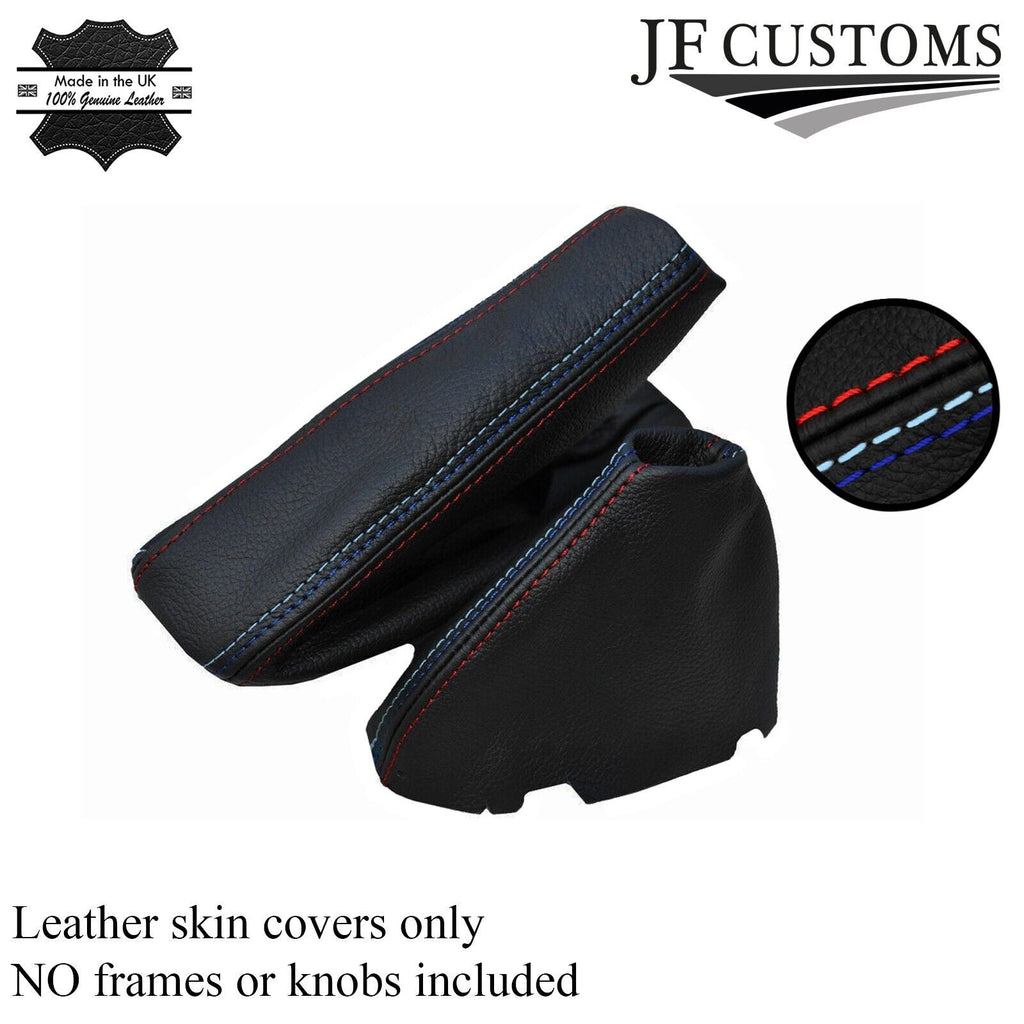 FITS BMW E60 E61 AUTO AUTOMATIC 2004-2008 GAITERS SET  DOUBLE TRI STITCHING