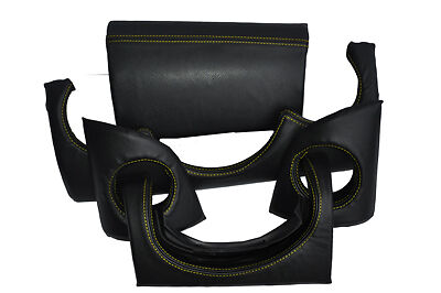 FITS BMW MINI COOPER S 00-04 DASH KIT COVERS yellow stitch CUSTOM NEW MADE IN UK
