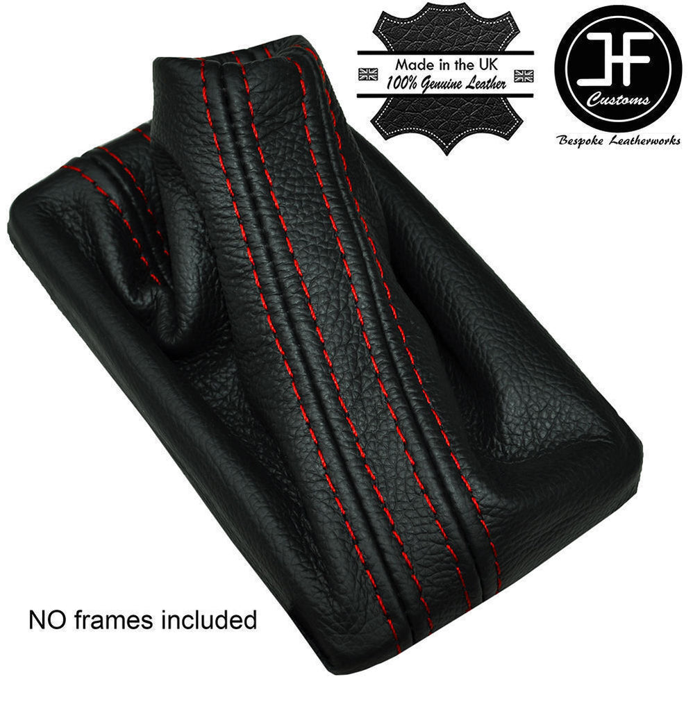 RED STITCH FOR VW PASSAT AUTO AUTOMATIC DSG B6 2005-2010 LEATHER GEAR GAITER