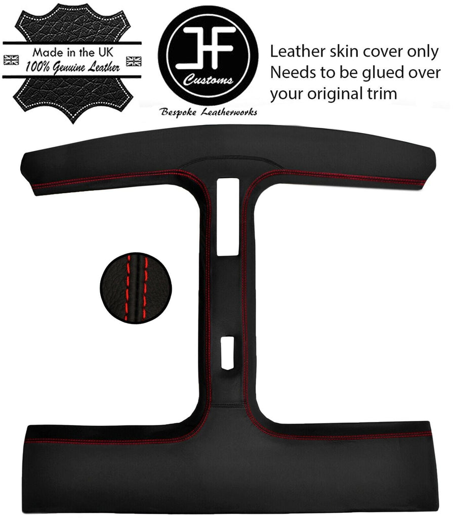 RED STITCH T BAR TARGA LEATHER SKIN COVER FITS NISSAN 300ZX Z32 90-96 STYLE 2