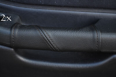 FITS FORD SCORPIO 2X DOOR HANDLE LEATHER NEW COVERS black CUSTOM NEW MADE IN UK