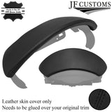 BLACK LEATHER SPEEDO SURROUND COVER FOR PORSCHE CAYMAN 987 05-12 JF2 CUSTOM NEW
