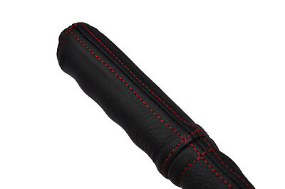 red stitch FITS LONDON TAXI LTI TX2 LEATHER HANDBRAKE HANDLE COVER CUSTOM NEW