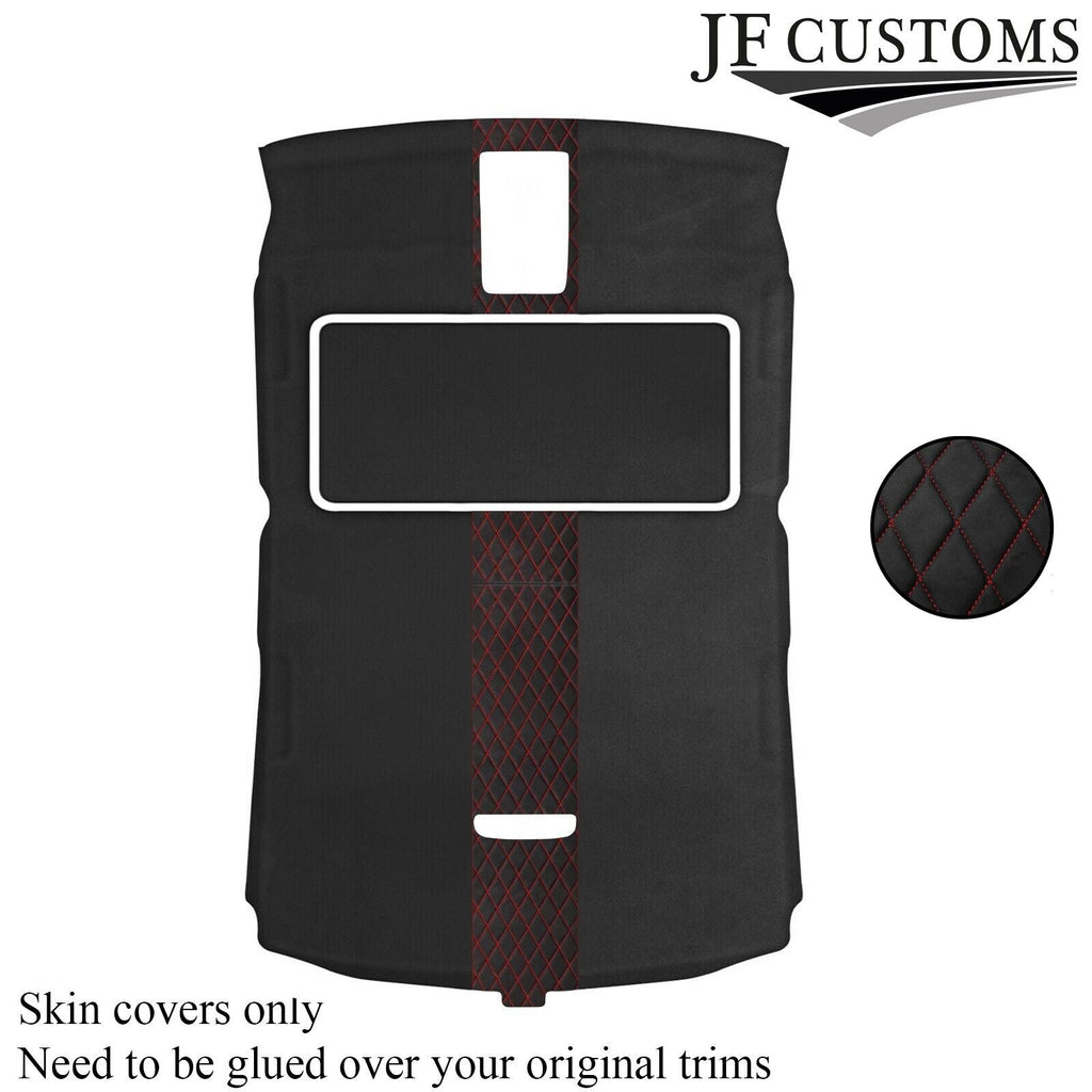 DSG2 RED ST. D GREY SUEDE SUNROOF HEADLINER COVER FOR AUDI A4 B7 04-09 SALOON