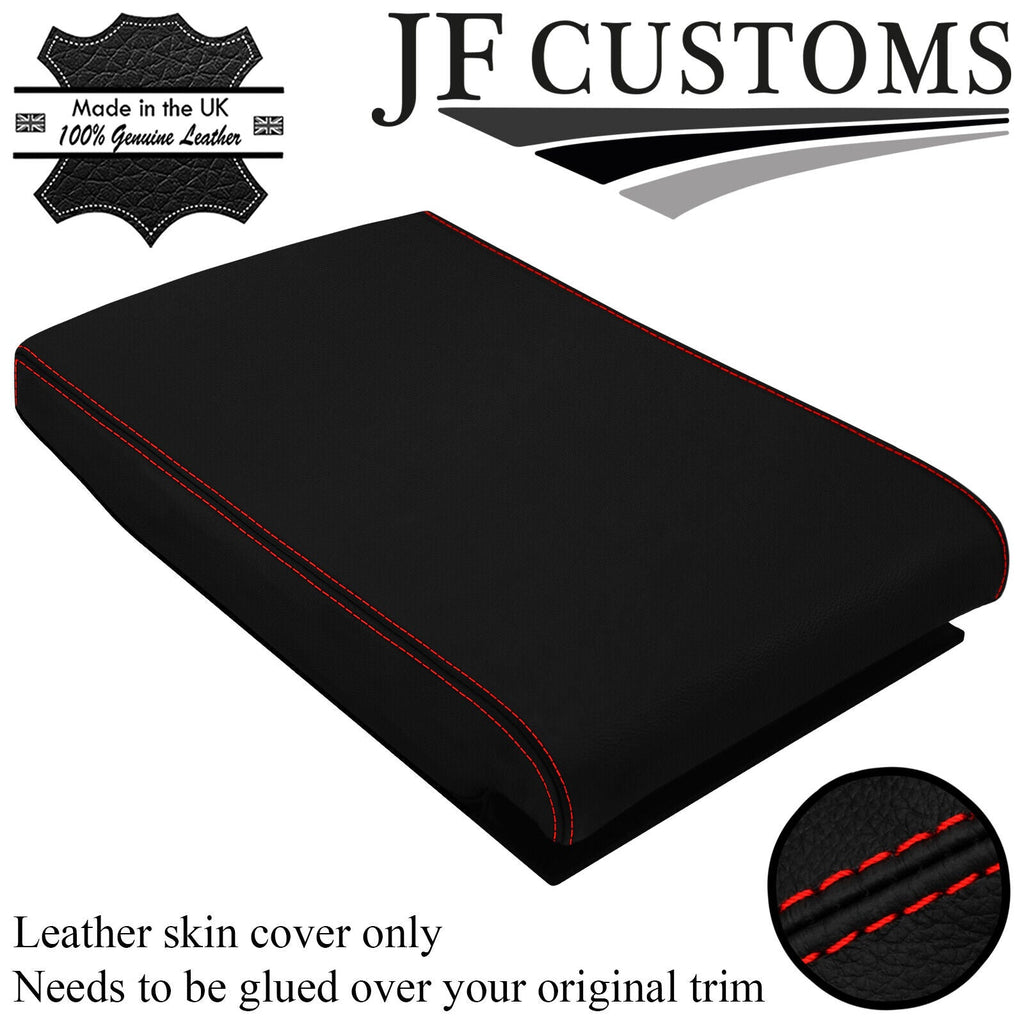 RED STITCH ITALIAN LEATHER REAR SEAT ARMREST LID COVER FOR BMW E93 04-10