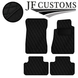 BLACK DIAMOND VINYL 4XTAILORED FLOOR CARPETS FOR MERCEDES C CLASS W202 93-00 JF1