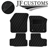 WHITE  DIAMOND STITCH VINYL 4X TAILORED FLOOR CARPET FOR SEAT MII 11-21 JF1