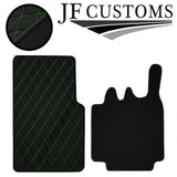 GREEN DIAMOND VINYL 2XTAILORED FLOOR CARPET FOR SMART FORTWO 450 03-07 JF1