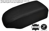 BLACK STITCHING ARMREST LID LEATHER COVER FITS MITSUBISHI CHALLENGER 96-08