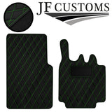 GREEN DIAMOND VINYL 2XTAILORED FLOOR CARPET FOR SMART FORTWO 450 03-07 JF1