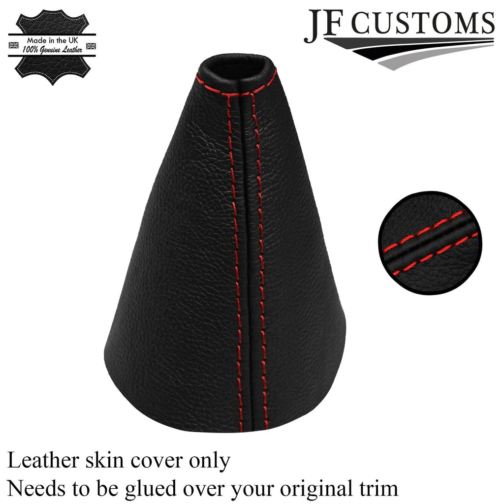 RED STITCH LEATHER GEAR GAITER FITS VAUXHALL OPEL VX220 SPEEDSTER 00-07