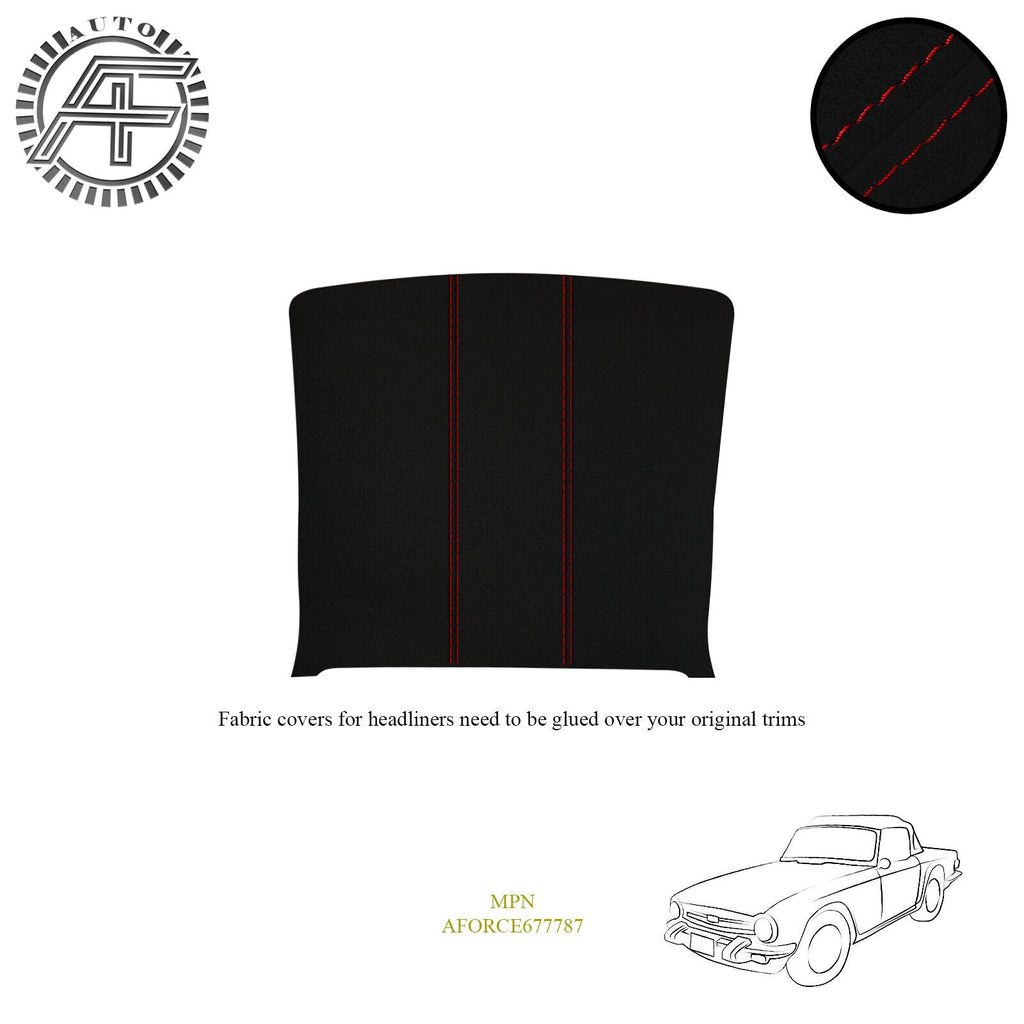 LUXE SUEDE HEADLINER COVER FITS TRIUMPH TR6 2 DOOR HARDTOP VERSION 1968-1976