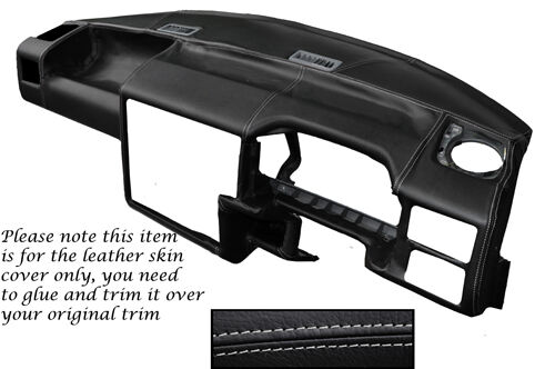 GREY STITCH FITS VW T4 TRANSPORTER CARAVELLE CAMPER DASH DASHBOARD LTHR COVER