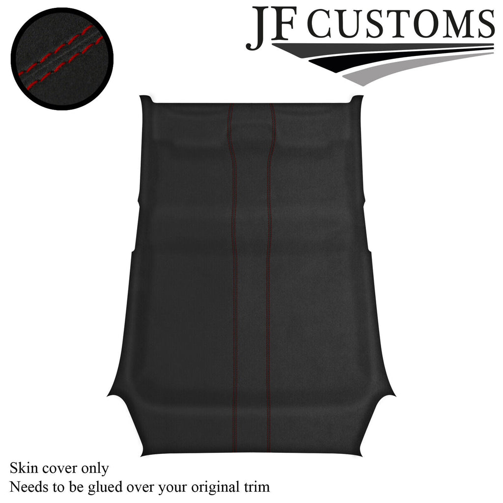 D RED STITCH D GREY SUEDE ROOF HEADLINER COVER FOR RENAULT CLIO MK3 05-09 5DR