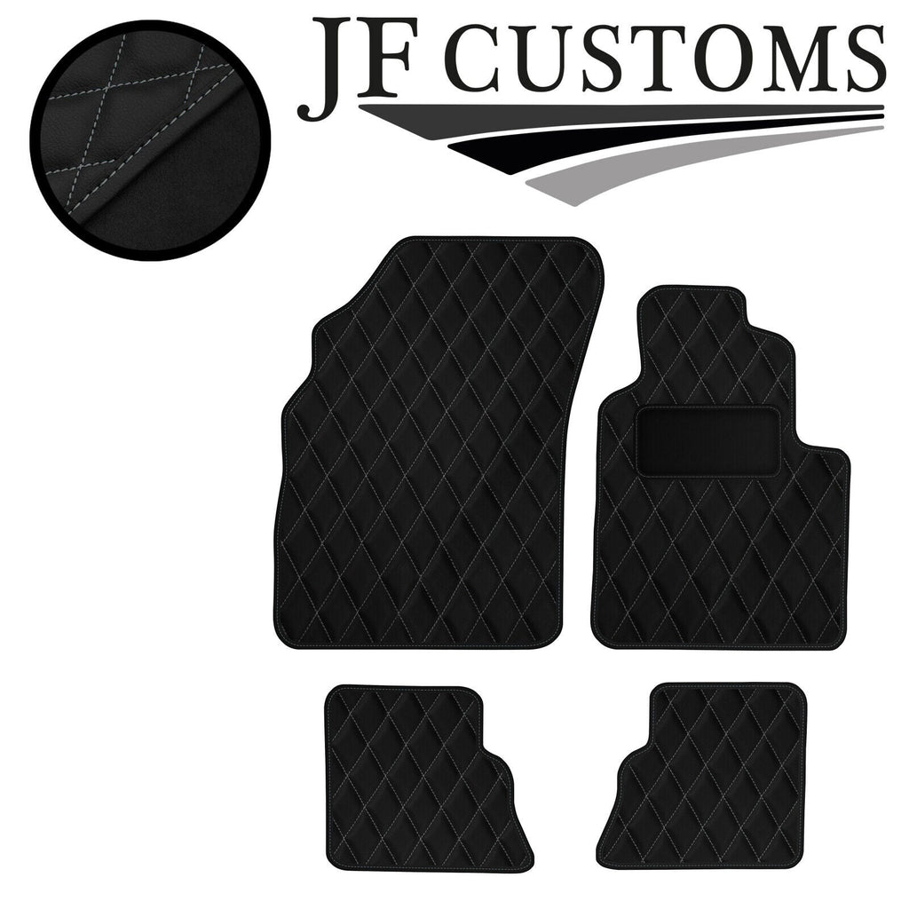 GREY DIAMOND VINYL 4X TAILORED FLOOR CARPETS FOR BENTLEY CONTINENTAL 05-11 JF1