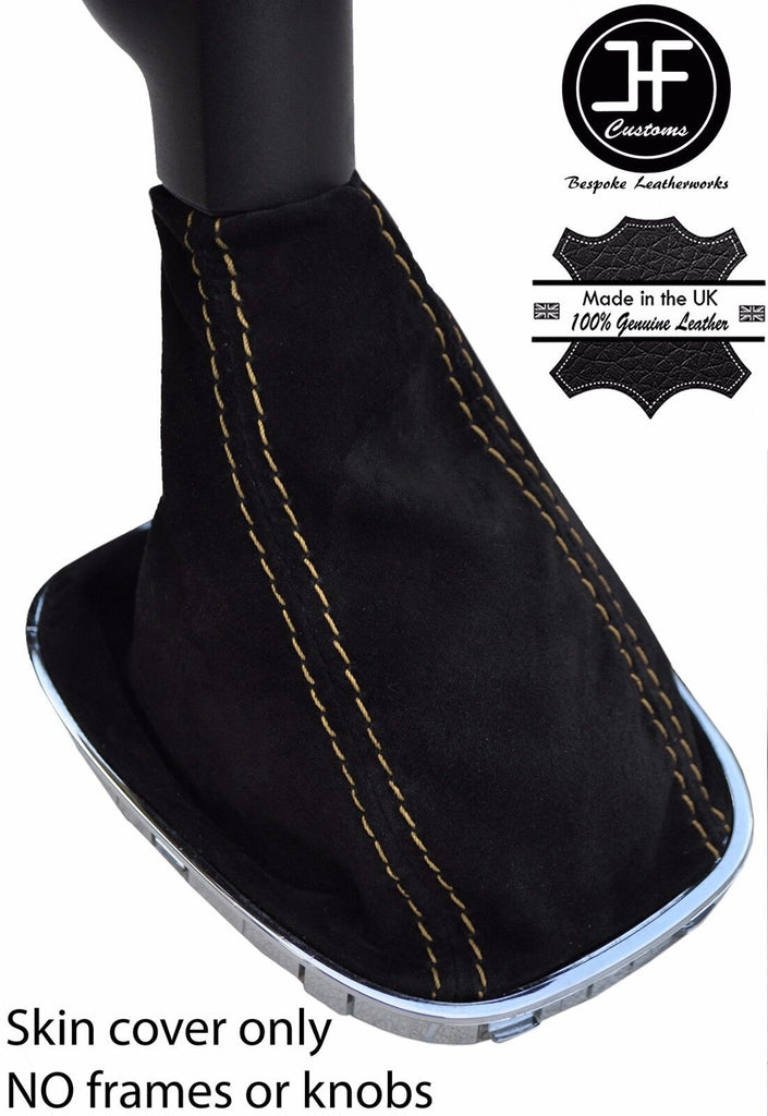 CREAM STITCH REAL SUEDE MANUAL GEAR GAITER FOR VAUXHALL OPEL CORSA D 2006-2014