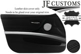 BLACK STITCH LEATHER 1X FRONT DOOR HANDLE COVER FOR BMW E90 E91 E92 E93