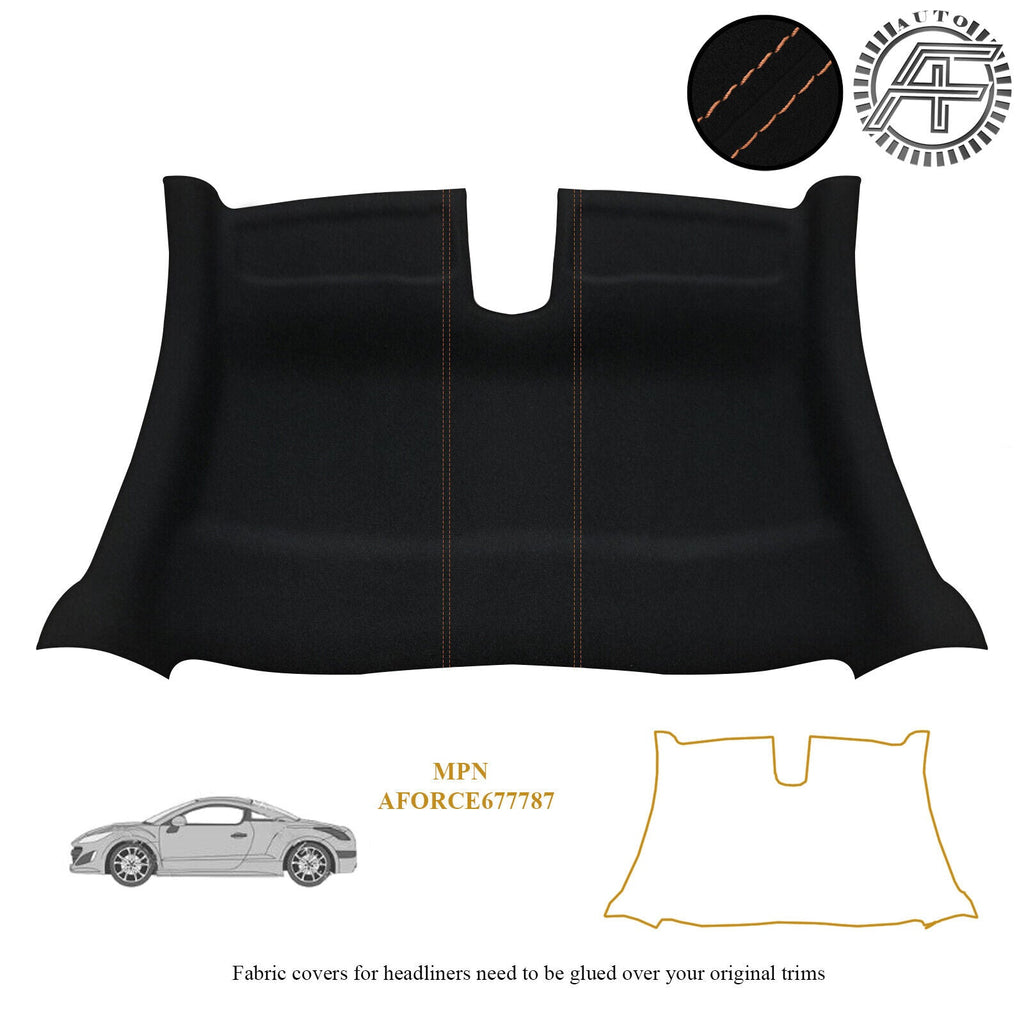 LUXE SUEDE HEADLINER COVER FITS PEUGEOT RCZ 2010-2015 MADE IN UK