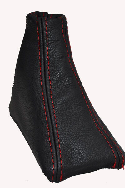 red stitching FITS VW TOURAN CADDY DSG AUTOMATIC LEATHER GEAR GAITER MADE IN UK