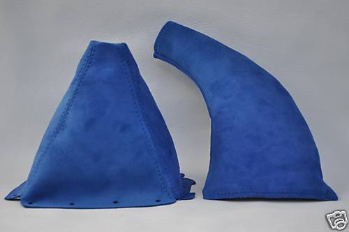 FITS MAZDA MX5 MX-5 GEAR&HANDBRAKE GAITERS SUEDE CUSTOM NEW MADE IN UK