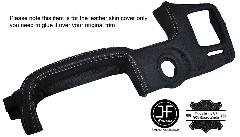 WHITE STITCH DASH STEERING TRIM LEATHER COVER FITS TOYOTA MR2 MK2 1989-2000