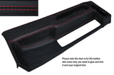 RED STITCHING CENTRE CONSOLE LEATHER SKIN COVER FITS BMW 3 SERIES E30 84-91