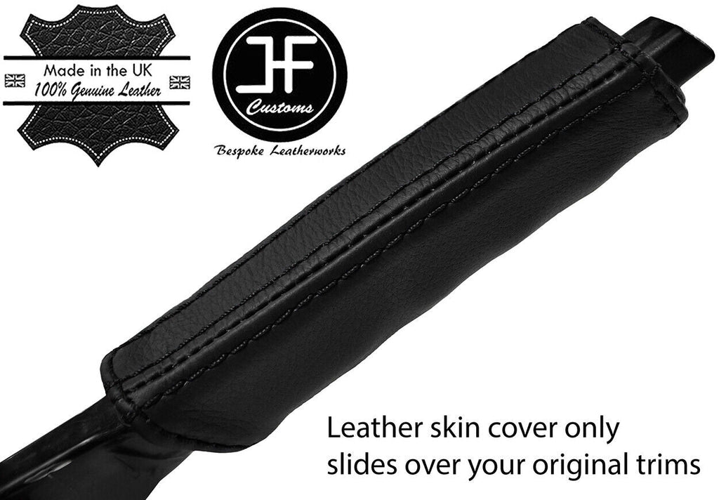 BLACK STITCHING LEATHER HANDBRAKE HANDLE COVER FITS VOLVO 850 1992-1997