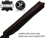 RED STITCH TOP GRAIN LEATHER HANDBRAKE HANDLE COVER FITS CITROEN SAXO 96-04