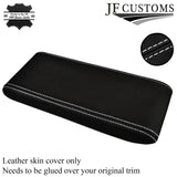 WHITE STITCH LEATHER ARMREST COVER FITS PORSCHE 924 944 968 83-85 MADE IN UK