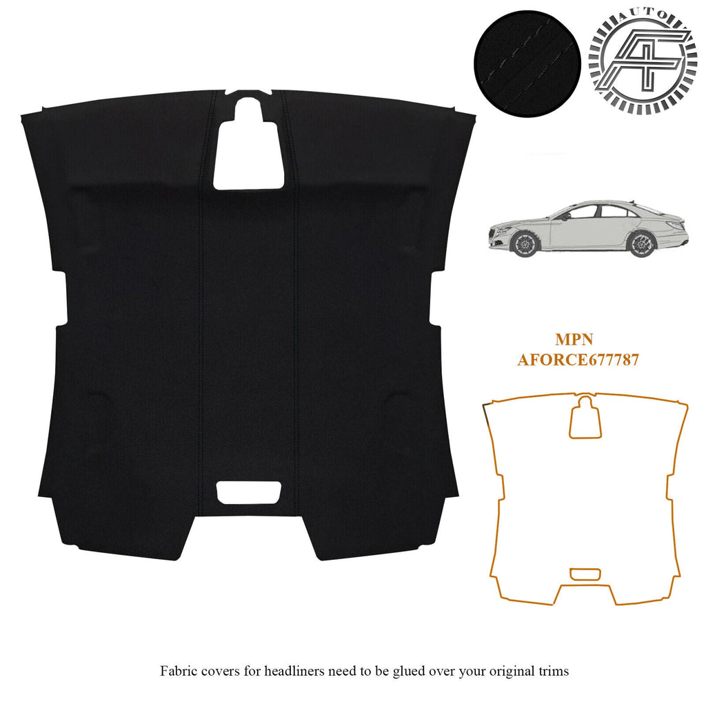 LUXE SUEDE HEADLINER SUNROOF COVER FITS MERCEDES CLS C218 13-18 CUSTOM NEW