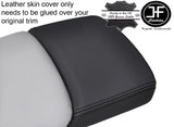 BLACK STITCHING REAR SECTION ARMREST LID LEATHER COVER FITS AUDI Q7 2015-2018
