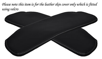 WHITE STITCHING FITS TOYOTA MR2 MK3 00-05 2X SUN VISORS LEATHER COVERS