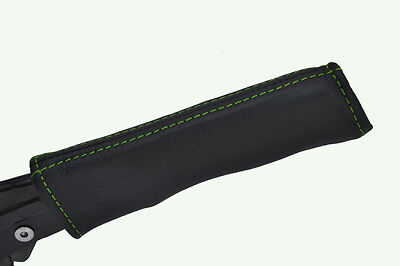 green stitching FITS MERCEDES SLK R170 96-04 HANDBRAKE HANDLE COVER ONLY