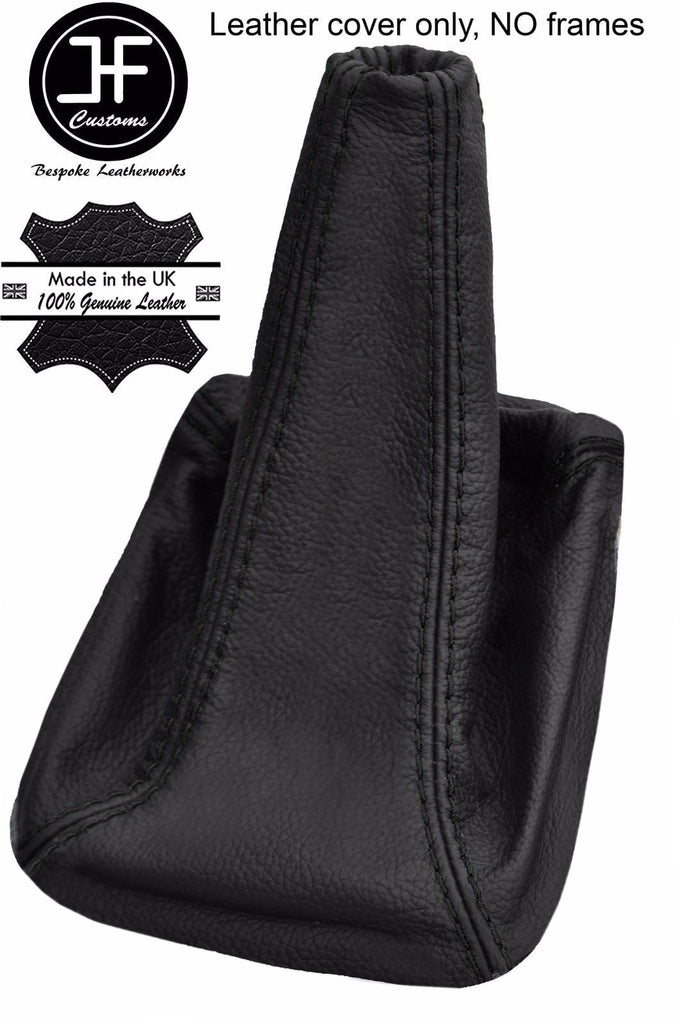 BLACK STITCH GENUINE LEATHER MANUAL GEAR GAITER FITS SUBARU FORESTER 2002-2008
