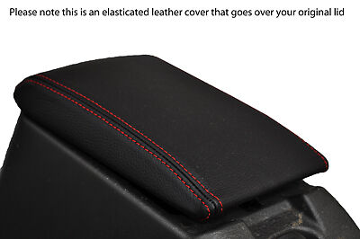 red stitch FITS MITSUBISHI L200 WARRIOR K74 98-05  LEATHER ARMREST COVER ONLY