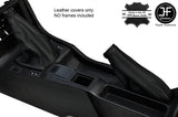 BLACK STITCH GEAR & HANDBRAKE LEATHER GAITERS FITS FIAT COUPE 16V 20V 1994-2000