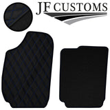 BLUE DIAMOND STITCH VINYL 4XTAILORED FLOOR CARPET FOR FIAT STILO 01-07 JF1