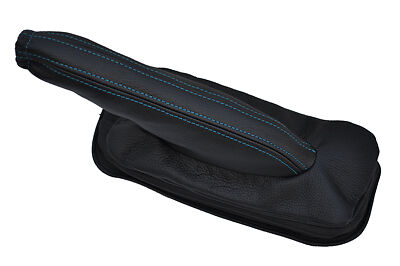 FITS VOLKSWAGEN T25 BUS VAN blue stitching LEATHER HANDBRAKE GAITER CUSTOM NEW